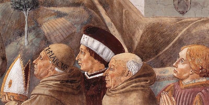 GOZZOLI, Benozzo Scenes from the Life of St Francis (detail of scene 7, south wall) gh China oil painting art